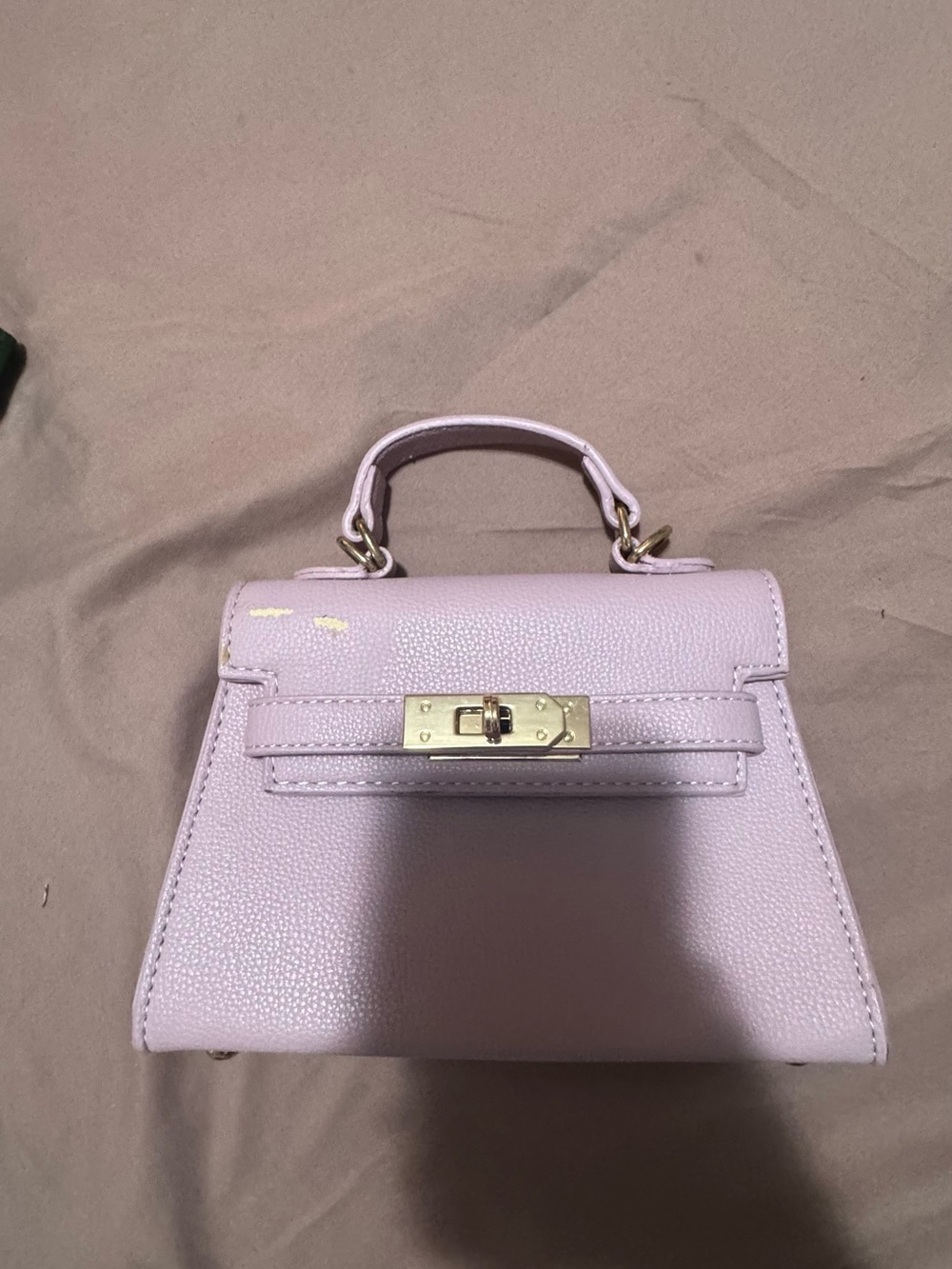 Elegant Lilac Top-Handle Women's Bag